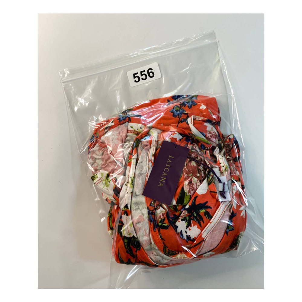 NWT Lascana For Venus Red Tropical Floral Dress Women's Size 14 - Picture 7 of 7